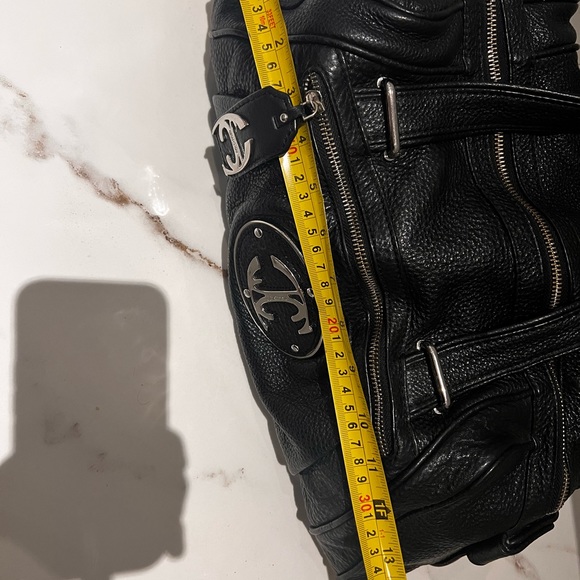 JUST CAVALLI by ROBERTO CAVALLI  BLACK HANDBAG - Picture 3 of 13